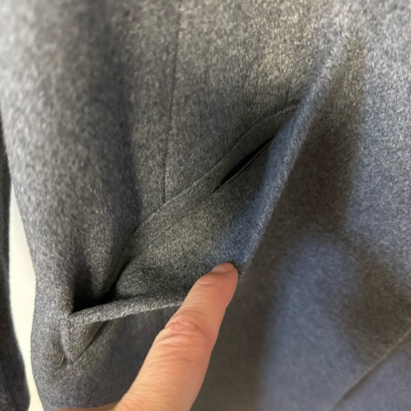 Karl Lagerfeld Wrap Coat Womens Small NWOT Old Money Wool Blend Midi Belted - Picture 10 of 12